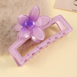 Square flower jelly purple