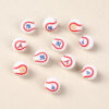 Wholesale Baseball silicone beads 20mm Softball loose beads