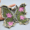 Wholesale Fashion Denim Butterfly Cloth Patch Embroidered Cloth Patch Clothing Bag Hand-stitched Decorative Cloth Patch DIY Accessories