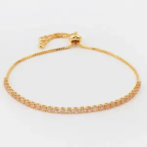 Champagne Diamond 2.5mm Bracelet