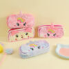 oly-37dd01ecd82b8974334d86711e601481 Wholesale Cartoon Unicorn Pencil Case Children's Plush Pencil Case