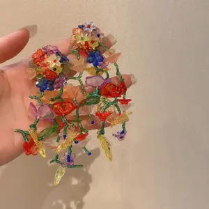 12# Silver Needle-Colorful Flowers