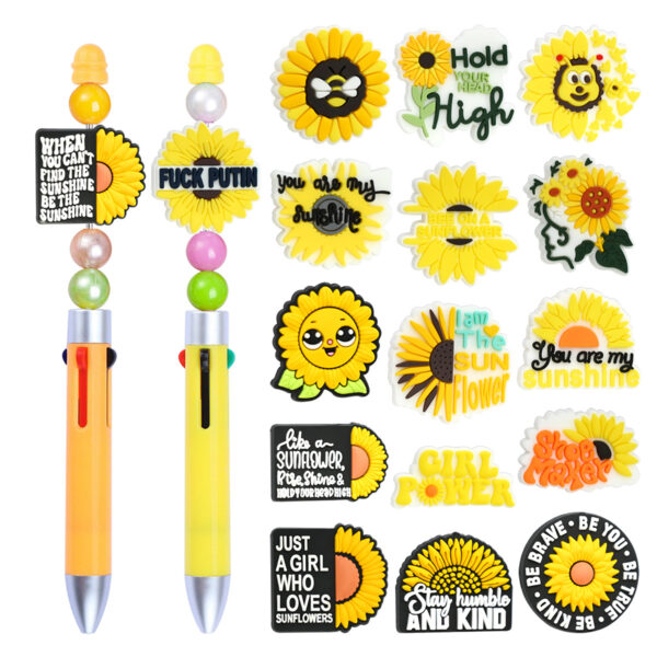 Wholesale Cartoon Sunflower Series Beads