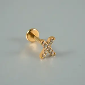 #8 Gold / Rod Thickness * Rod Length 1.2x8mm