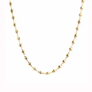 Golden Color Does Not Fade Love Necklace