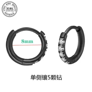 Black 2.0*8mm(one Piece)