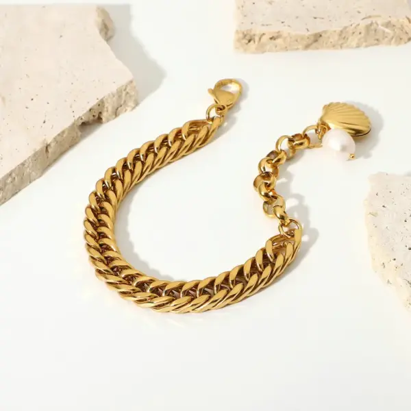oly-38292397312b30425a05b7bf5b26b0f5 Wholesale Fashion Geometric Stainless Steel Bracelets In Bulk