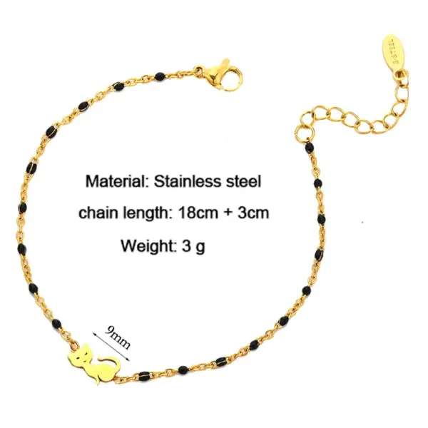 Wholesale Water Plating 18K Gold Plated Animal 201 Stainless Steel 304 Stainless Steel Fashion 304 Stainless Steel Bracelets
