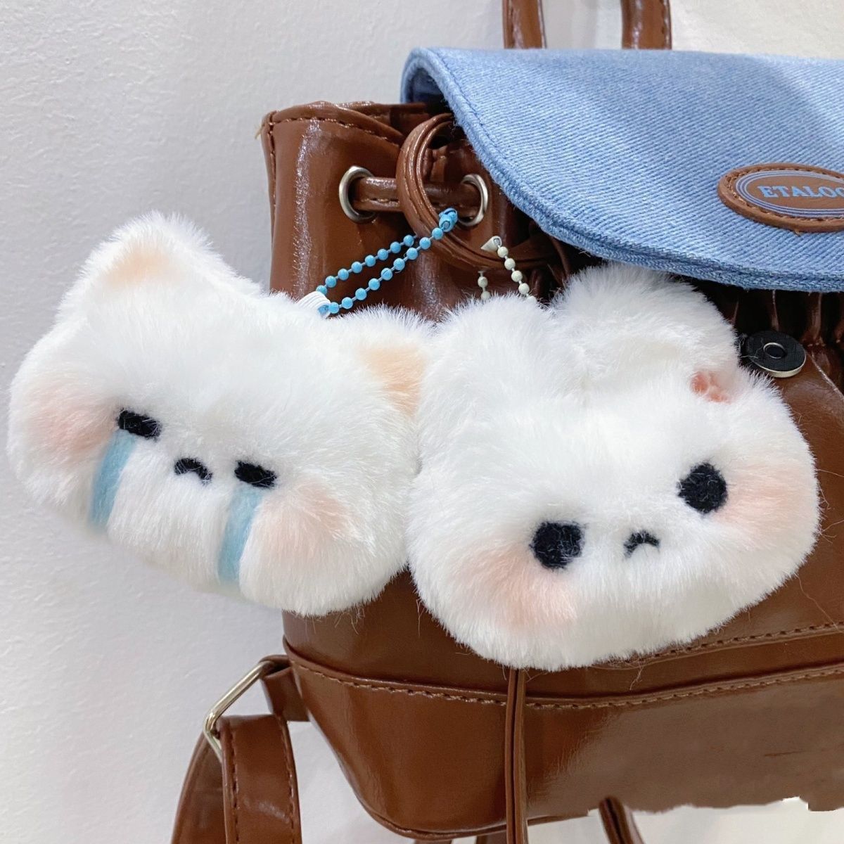 Wholesale Cute Capybara Star Cartoon Pendant Kapibala Plush Jewelry Bag Keychain Small Siamese Doll Doll
