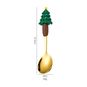 Christmas tree spoon [gold]
