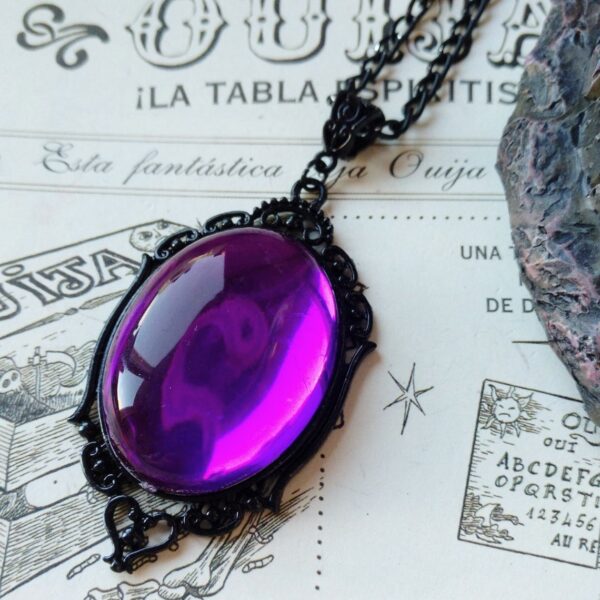 oly-383d613f6f955b036e5b387d408b7790 Wholesale Cross-border Hot Sale Brand New Retro Red Quartz Crystal Necklace Sier Plated Fashion Jewelry Pendant Necklace