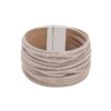 Wholesale Double-layer PU leather women's bracelet