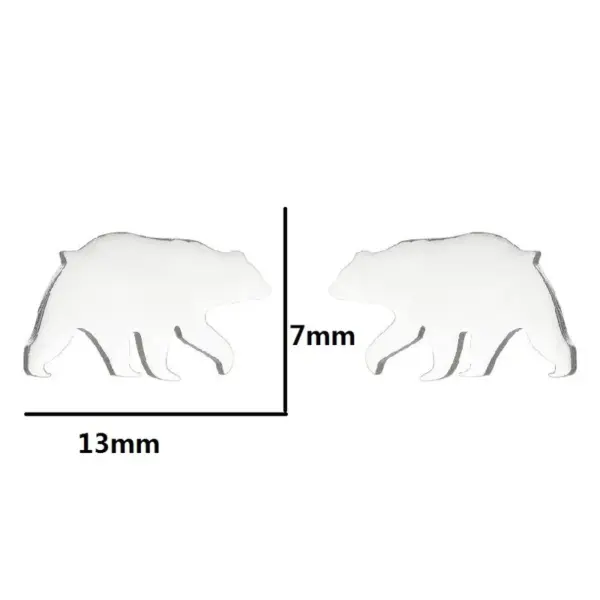 oly-3880e77f8a1c3fcc123500e75f523b96 Wholesale PVD Coated 18K Gold Real Gold Plated Animal 304 Stainless Steel Fashion Waterproof Non Tarnish Ear Studs