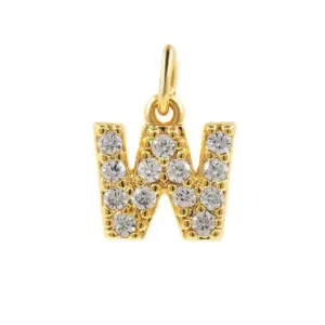 Single Letter Pendant W