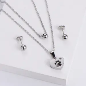 [Steel Color] Earrings + Pendants