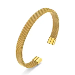 Golden Mesh Bracelet