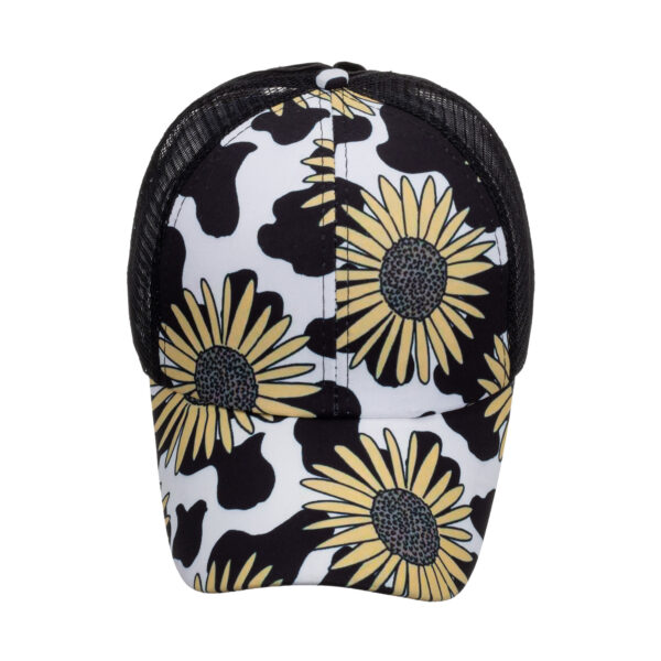 Wholesale Cross-border AliExpress Amazon ebay new sunflower double cross net cap baseball cap Women's sun hat B996