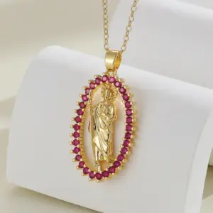 TP-04022-01 Gold Red Corundum