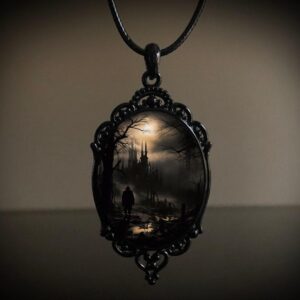 Wholesale Cross-border foreign trade Gothic European and American retro Halloween necklace pendant factory direct