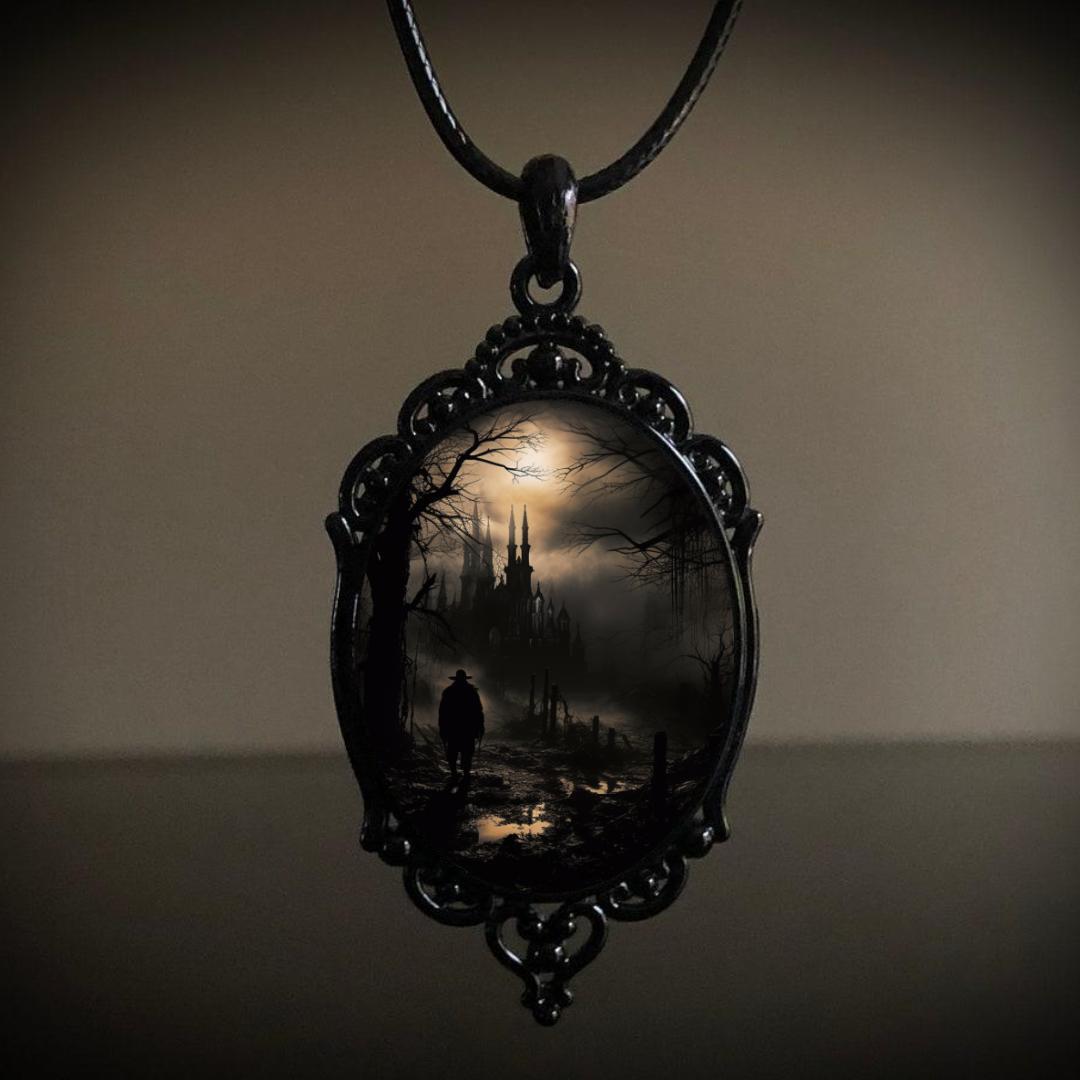 Wholesale Cross-border foreign trade Gothic European and American retro necklace pendant factory direct