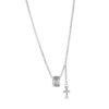 Wholesale Cross ring ring ring pendant clavicle chain niche design high sense personality simple versatile fashion necklace