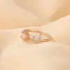 Wholesale Copper Plating Flower Artificial Gemstones Copper Rings