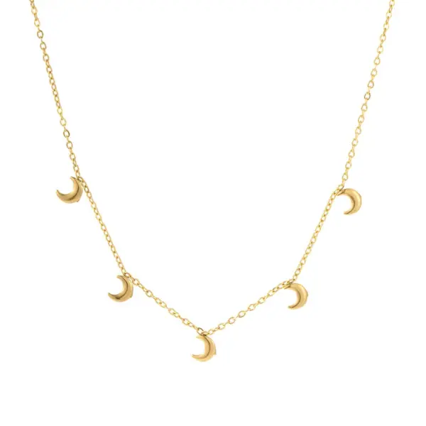 Wholesale Jewelry Basic Modern Style Classic Style Heart Shape Flower Fish Tail Titanium Steel Zircon Plating Inlay Pendant Necklace