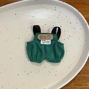 Green rabbit logo overalls