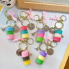 Wholesale Creative Macaron Cake Keychain
