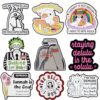 oly-38e04f8c5614416a0919b2f8040c5007 Wholesale Quote Brooch Cartoon Metal Badge Accessories