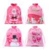 Wholesale Satin drawstring bag Christmas candy gift bag
