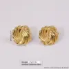 Wholesale 1 Pair Simple Style Streetwear Commute Round 304 Stainless Steel Imitation Gold Electroplating Ear Studs