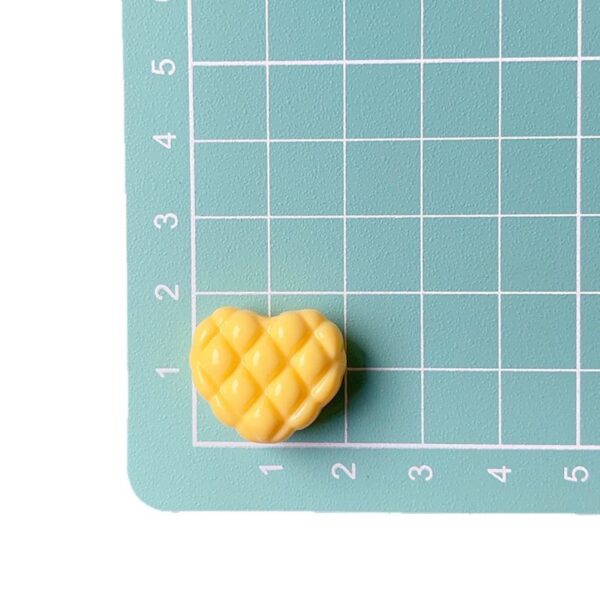 Wholesale Checkered heart-shaped dopamine heart-shaped beads