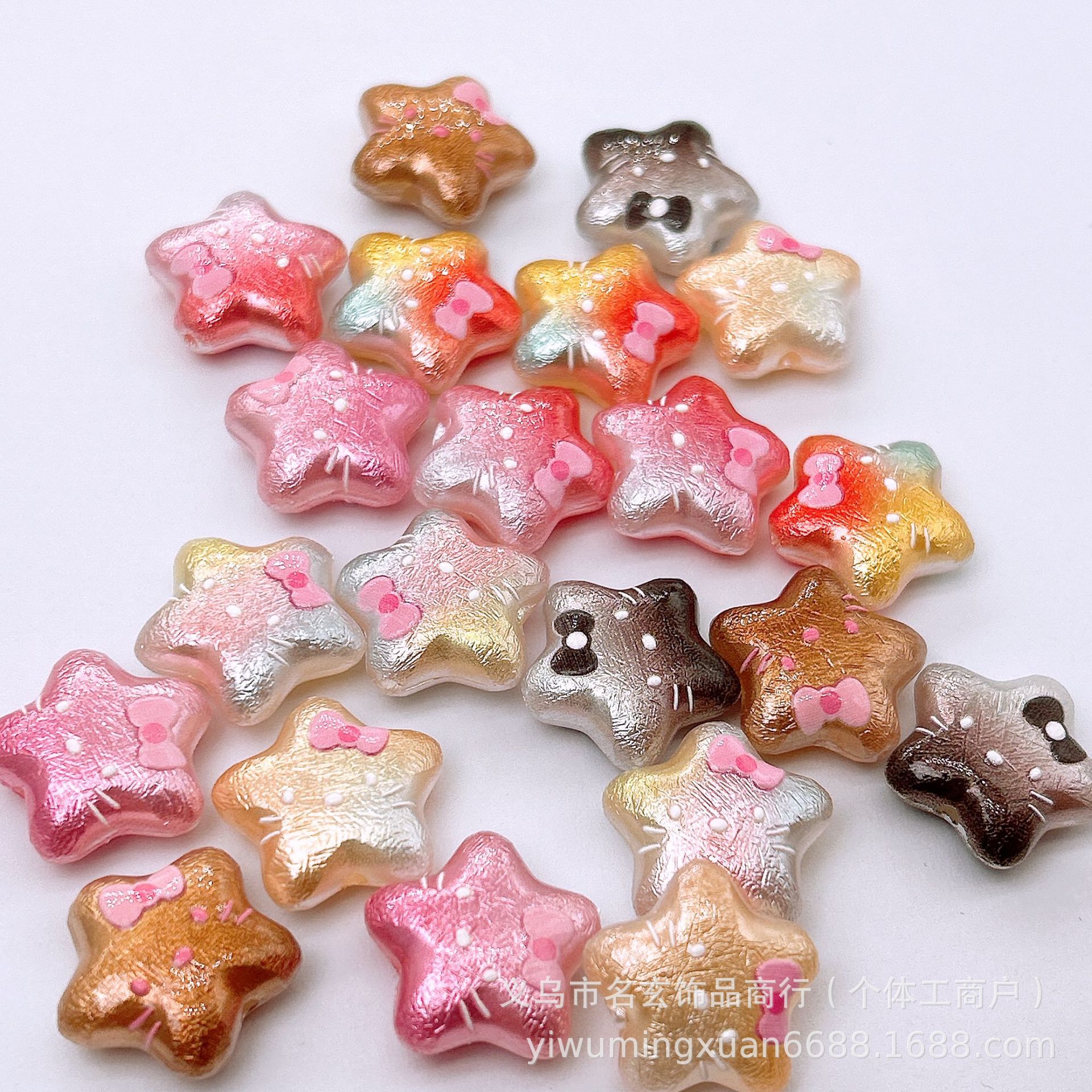 Wholesale Five-inted star cat scattered beads OLY Exclusive