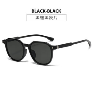 Black frame black and gray film