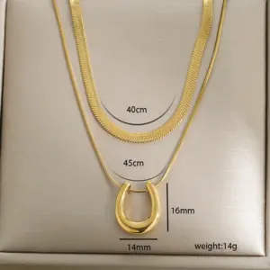 Double-Layer U-Shaped / Gold