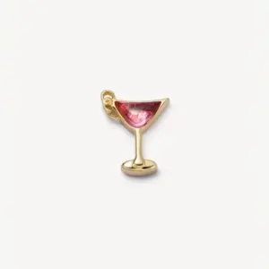 Pink Wine Glass (single Accessory)