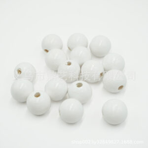 14mm white beads