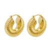 Wholesale 1 Pair Fashion U Shape Stainless Steel Plating Earrings