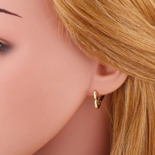 Wholesale Fashion Heart Plating Copper No Inlaid Copper Earrings