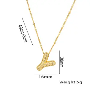 Full Zircon Letter Y