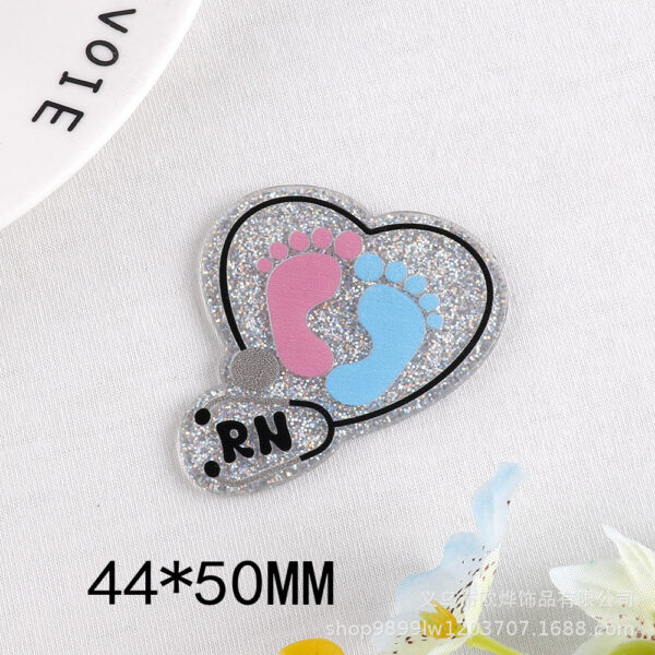 Wholesale New loose powder cartoon pill clothes bottle personalized bag jewelry acrylic pin cute DIY patch