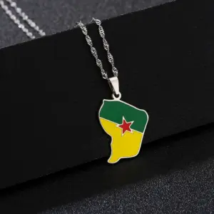 Steel Color Oil Dripping Water Wave Chain