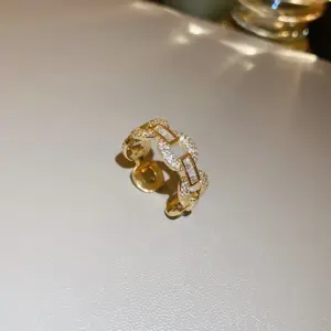 72# Open Ring-Gold (Real Gold Plating)