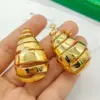 1 Pair Simple Style Water oplets Solid Color Plating Copper Ear Studs