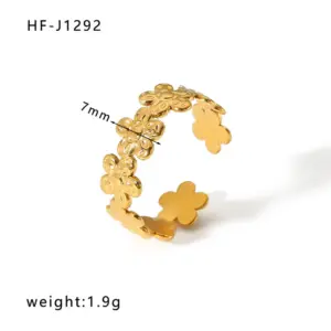 HF-J1292-Gold / Adjustable Opening