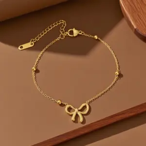 S02025-Bowknot-Bracelet- Gold