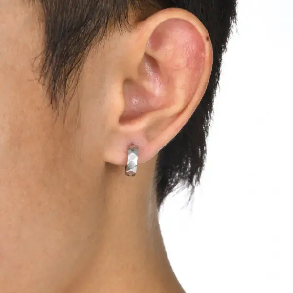 Wholesale PVD Coated Real Gold Plated Solid Color 304 Stainless Steel Casual Classic Style Waterproof Non Tarnish Hoop Earrings