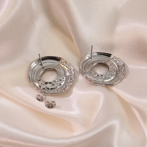 Wholesale 1 Pair Vintage Style Sweet Classic Style Irregular Geometric Irregular 304 Stainless Steel Imitation Gold Electroplating Ear Studs