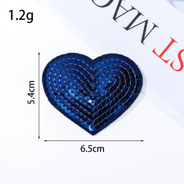oly-3990990c687b8e649716ef31de41d14d Wholesale Glitter sequined fabric patches, multi-colored star patches